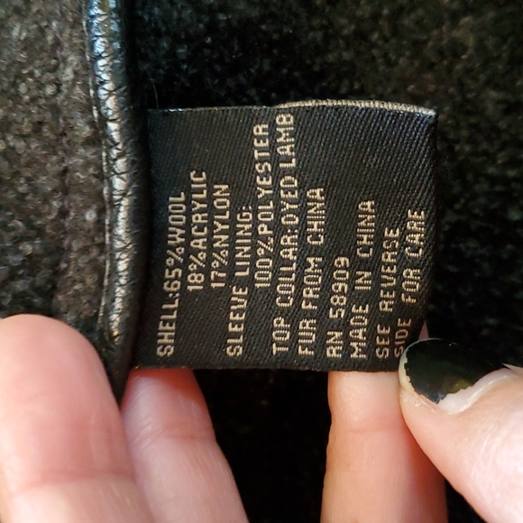 Robert Comstock Vertical wool coat - Picture 7 of 7